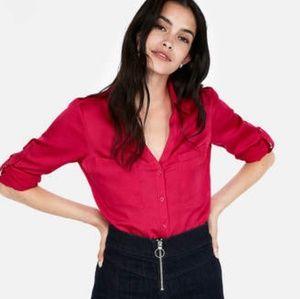 Hot pink dress shirt